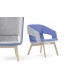 Twist and Sit Bespoke Soft  Lounge Chair